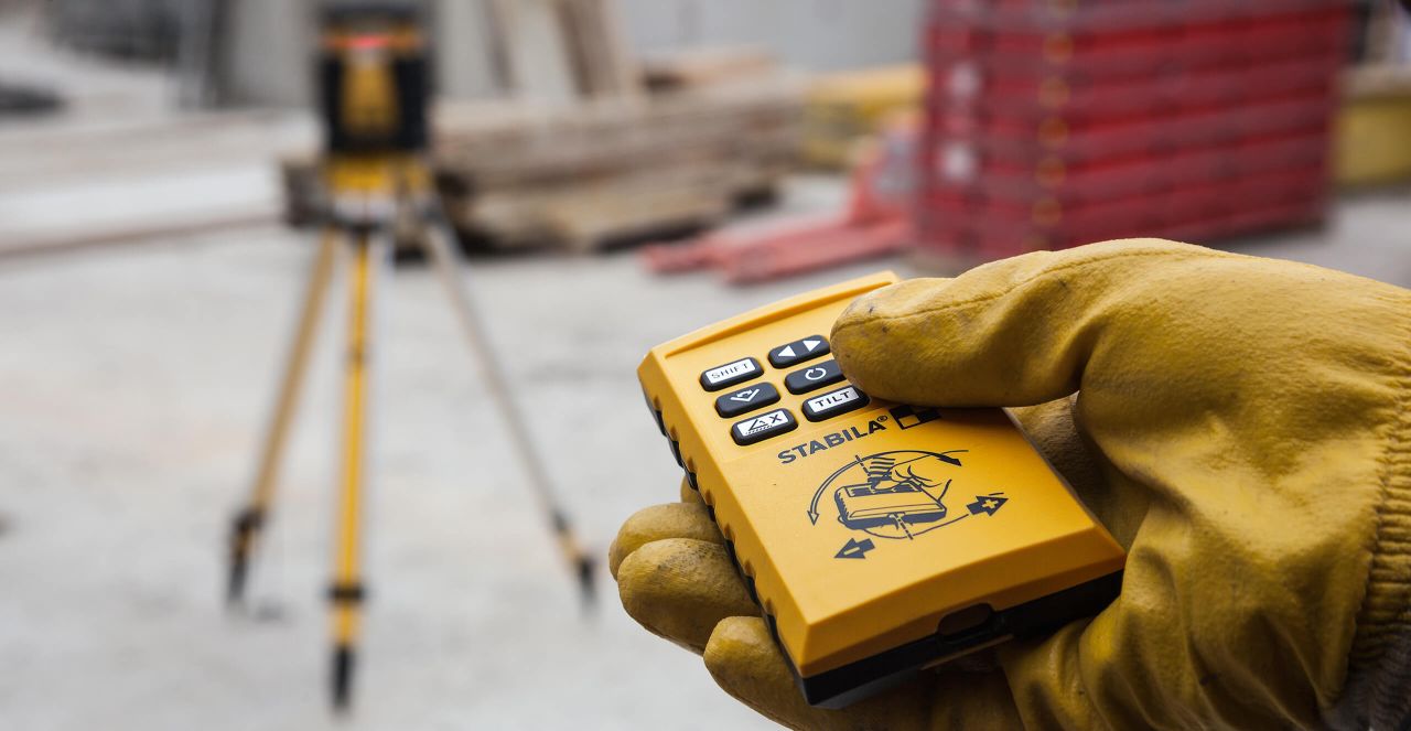 Stabila 191115 - Roto - láser Stabila SET LAR 350 (conjunto con trípode y barra de nivelación) - Ferrotecnia