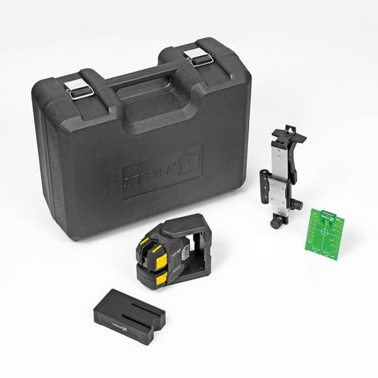 Stabila 199838 - Láser de líneas en cruz y plomada LAX 500 G, juego de 5 piezas, sin batería ni cargador - Ferrotecnia