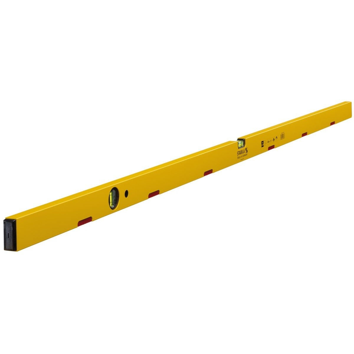 Stabila 28787 - Nivel de burbuja con base magnética Stabila Serie 70M de 180 cm.