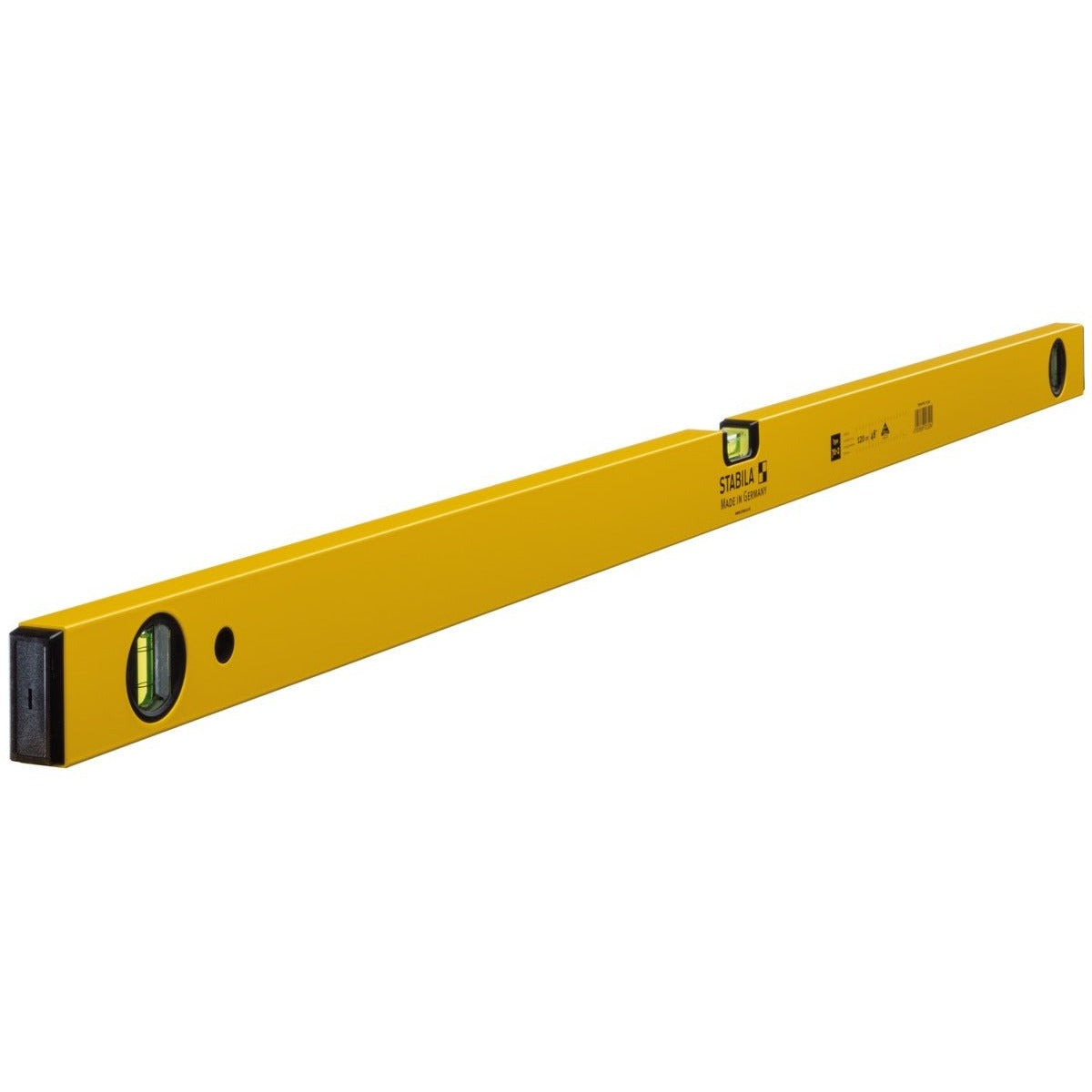 Stabila 23294 - Nivel de burbuja con dos fiolas verticales Stabila Serie 70-2 de 120 cm.