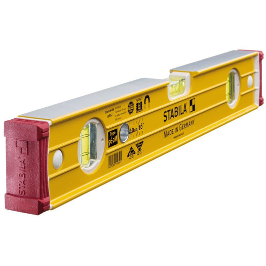 Stabila 158521 - 40 cm bubble level with magnetic base Series 96-2M
