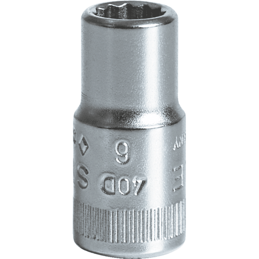 Stahlwille 01030006 - Llave de vaso 1/4" 6 mm L.23 mm - Ferrotecnia