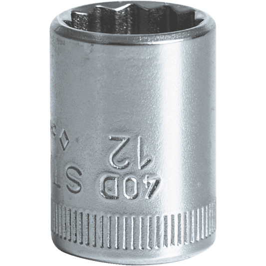 Stahlwille 01030012 - Llave de vaso 1/4" 12 mm L.23 mm - Ferrotecnia