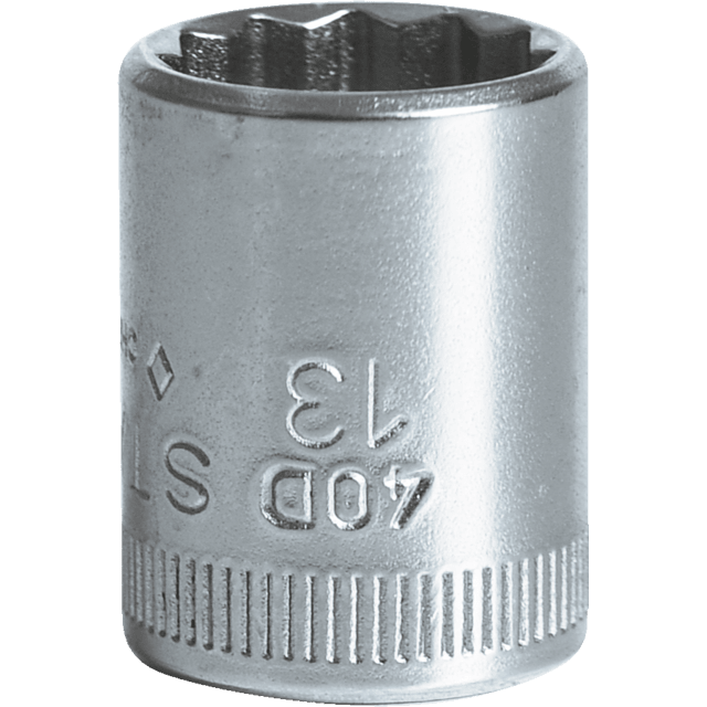 Stahlwille 01030013 - Llave de vaso 1/4" 13 mm L.23 mm