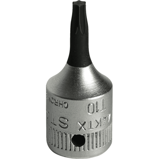 Stahlwille 01350010 - Llave de vaso destornillador 1/4" T10 L.28mm - Ferrotecnia