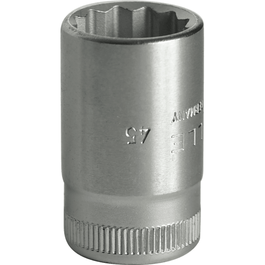 Stahlwille 02010013 - Llave de vaso 3/8" 13 mm L.30 mm - Ferrotecnia