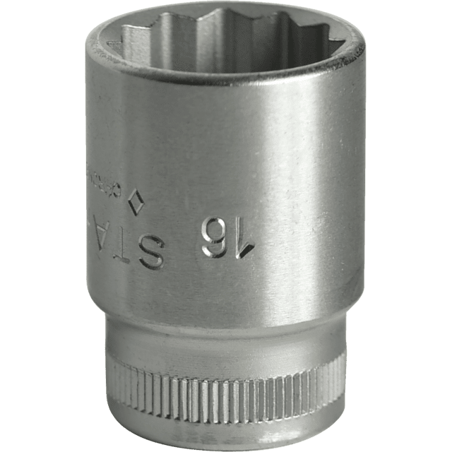 Stahlwille 02010016 - Llave de vaso 3/8" 16 mm L.31 mm - Ferrotecnia