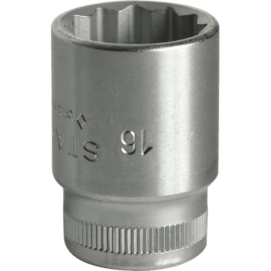 Stahlwille 02010016 - Llave de vaso 3/8" 16 mm L.31 mm - Ferrotecnia