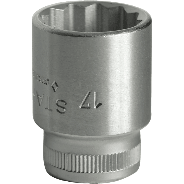 Stahlwille 02010017 - Llave de vaso 3/8" 17 mm L.31 mm - Ferrotecnia