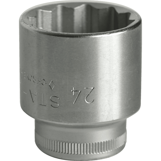 Stahlwille 02010024 - Llave de vaso 3/8" 24 mm L.35 mm - Ferrotecnia