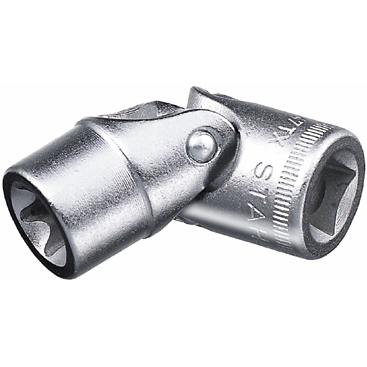 Stahlwille 02070014 - Llave de vaso Uniflex 3/8" E14 L.48 mm