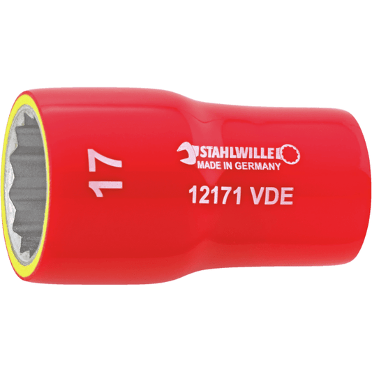 Stahlwille 02380009 - Llave de vaso VDE 3/8" 9 mm - Ferrotecnia