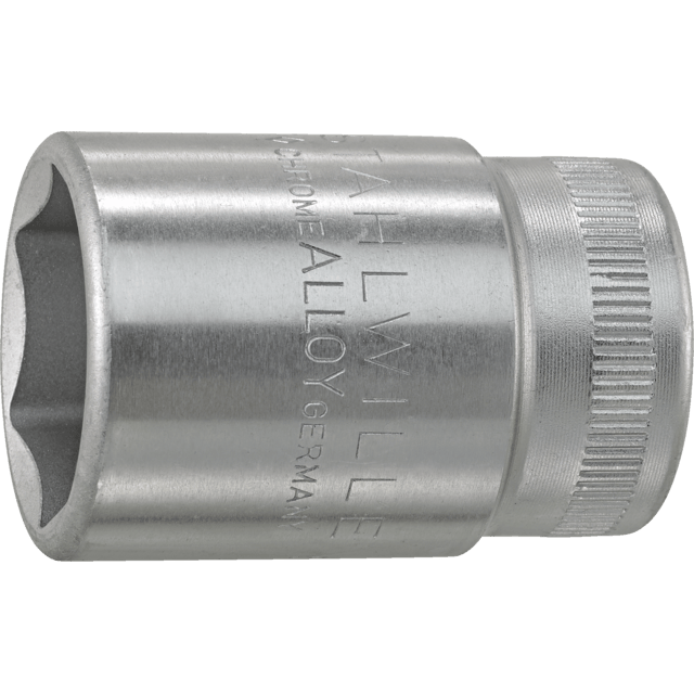 Stahlwille 03030024 - Llave de vaso 1/2" 24 mm L.42 mm