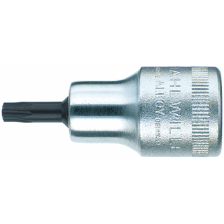 Stahlwille 03100027 - Llave de vaso para destornillador 1/2" T27 L.55 mm - Ferrotecnia