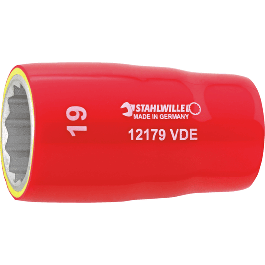 Stahlwille 03370010 - Llave de vaso VDE 1/2" 10 mm - Ferrotecnia