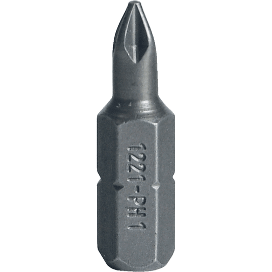 Stahlwille 08010001 - Punta 1/4" PHILLIPS® cabeza PH1 L.25 mm - Ferrotecnia