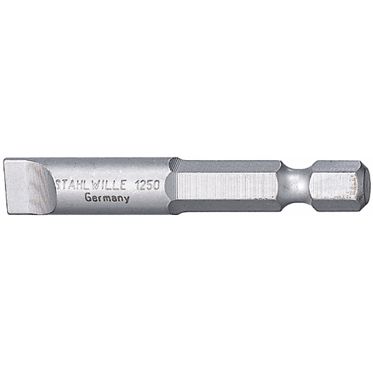 Stahlwille 08300840 - Punta 1/4" Cabeza ranurada 0,8x4 mm L.50 mm - Ferrotecnia