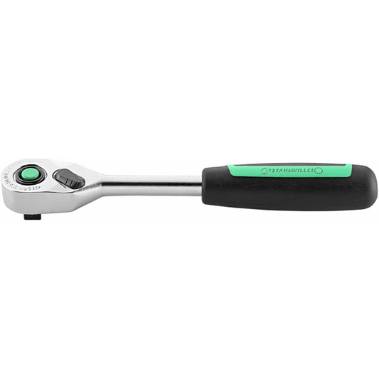 Stahlwille 12111020 - Trinquete de dientes finos QuickRelease 3/8 L193 - Ferrotecnia