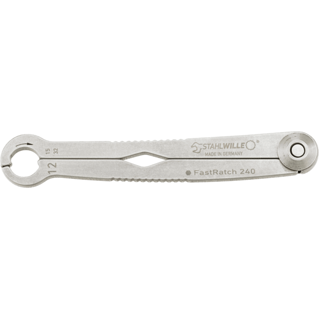Stahlwille 41101212 - Llave de carraca SW 12 x SW 15/32 mm/" L.146.3mm - Ferrotecnia