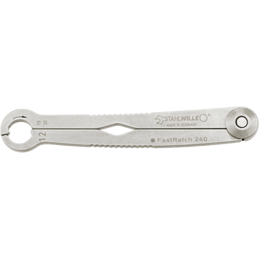 Stahlwille 41101212 - Llave de carraca SW 12 x SW 15/32 mm/" L.146.3mm - Ferrotecnia