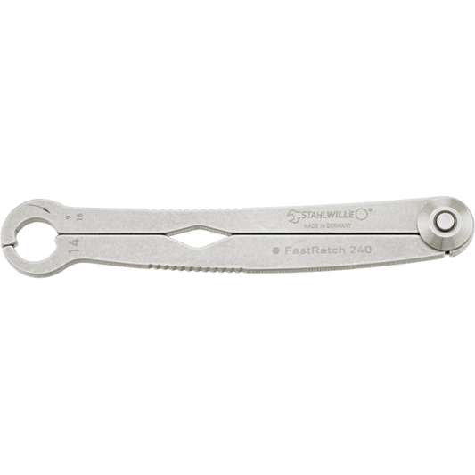 Stahlwille 41101414 - Llave de carraca SW 14 x SW 9/16 mm/" L.174.6mm - Ferrotecnia