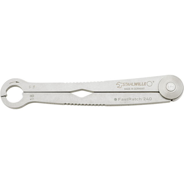 Stahlwille 41101818 - Ratchet wrench SW 18 x SW 11/16 mm/" L.212.8mm