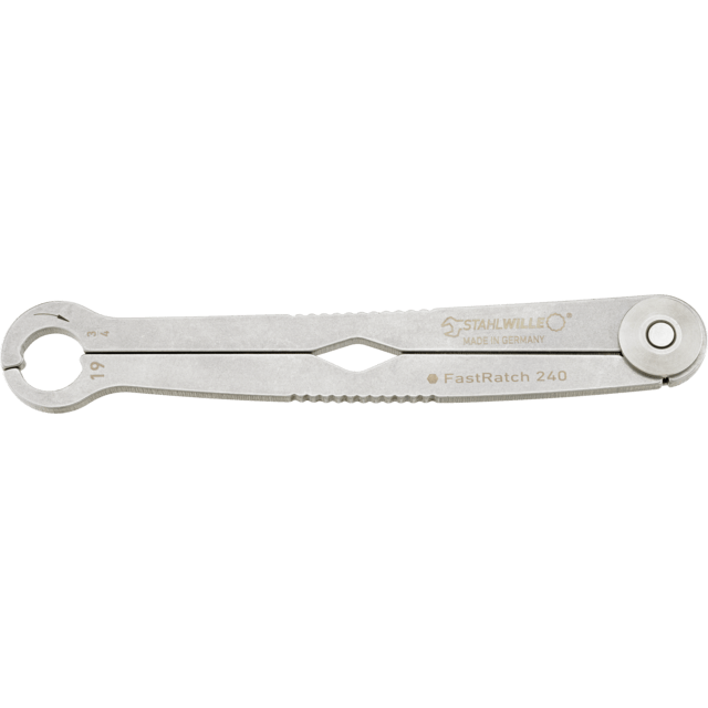Stahlwille 41101919 - Ratchet wrench SW 19 x SW 3/4 mm/" L.238.5mm