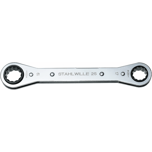 Stahlwille 41131213 - Llave de carraca de doble anillo SW 12 x 13 L.170mm - Ferrotecnia