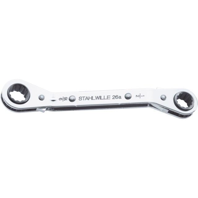 Stahlwille 41552428 - Llave de carraca de doble anillo SW 3/8 x 7/16 L.139mm - Ferrotecnia
