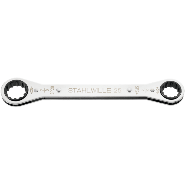Stahlwille 41571214 - Llave de carraca de doble anillo SW 3/8 x 7/16 L.139mm - Ferrotecnia
