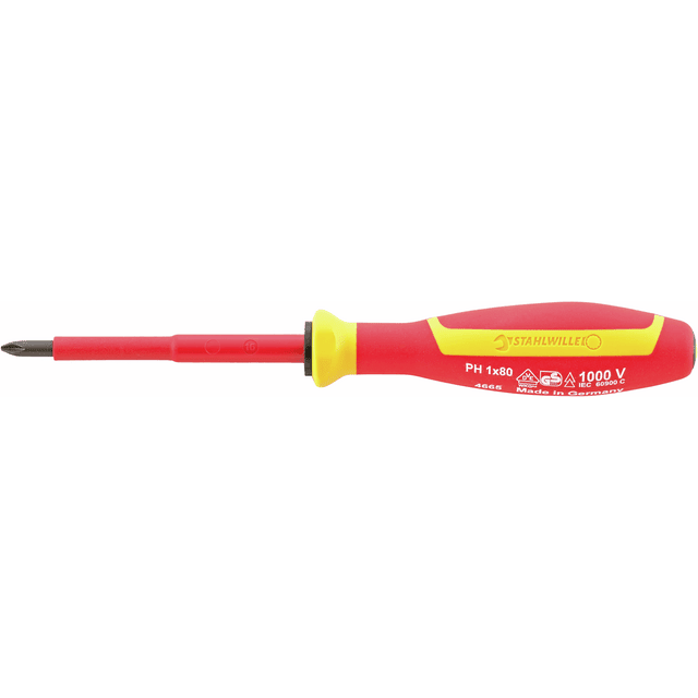 Stahlwille 46653000 - Destornillador VDE PH0 L.60 mm - Ferrotecnia