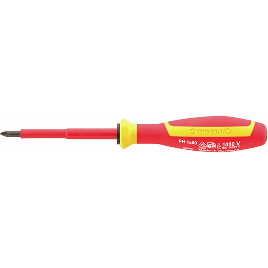 Stahlwille 46653002 - Destornillador VDE PH2 L.100 mm - Ferrotecnia