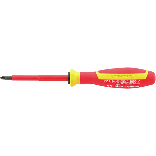 Stahlwille 46703002 - Destornillador VDE PZ2 L.100 mm - Ferrotecnia