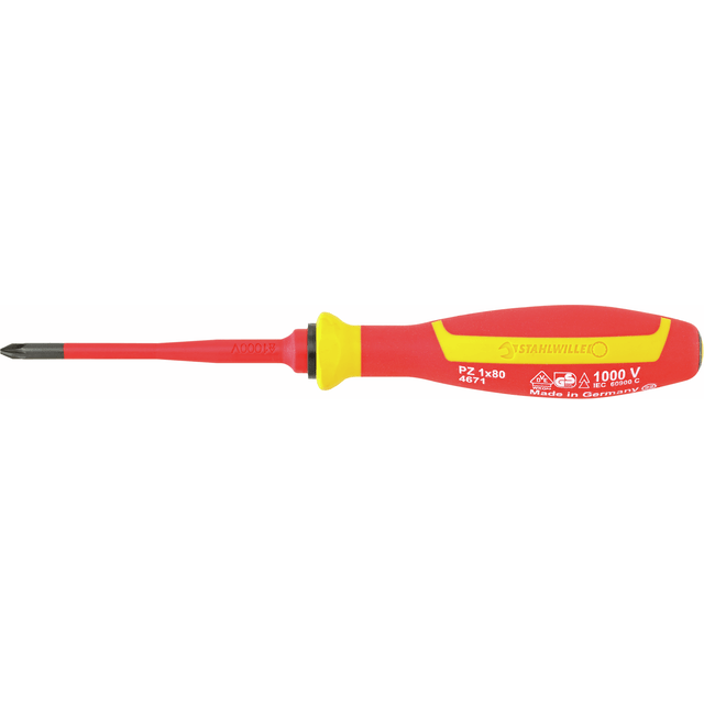 Stahlwille 46713001 - VDE PZ1 Screwdriver L.80 mm