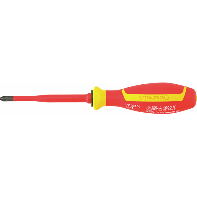 Stahlwille 46713002 - Destornillador VDE PZ2 L.100 mm - Ferrotecnia