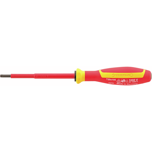 Stahlwille 46753020 - Destornillador VDE T20 L.100 mm - Ferrotecnia