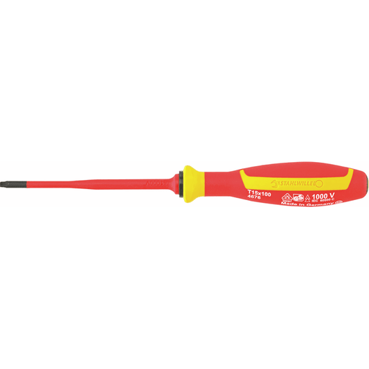 Stahlwille 46763015 - Destornillador VDE T15 L.100 mm - Ferrotecnia