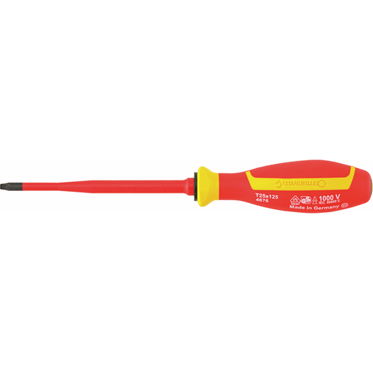 Stahlwille 46763025 - Destornillador VDE T25 L.125 mm - Ferrotecnia