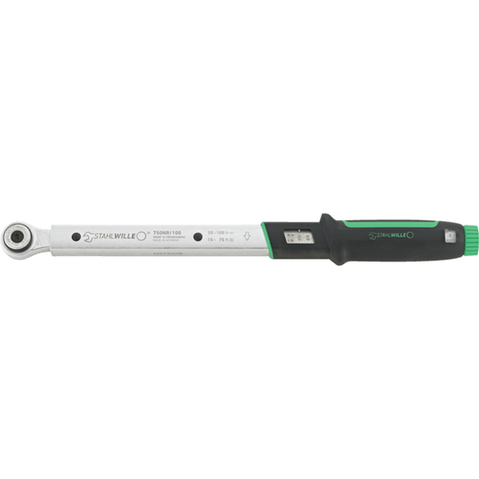 Stahlwille 50021003 - Torque wrench 750NR 20-100N·m 3/8" L. 443mm