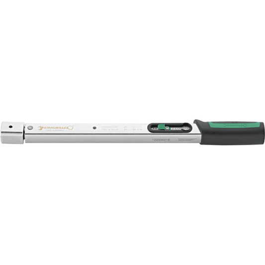 Stahlwille 50184012 - Llave dinamométrica MANOSKOP 730 Quick 25 - 130N·m 14 x 18 mm L. 410mm - Ferrotecnia