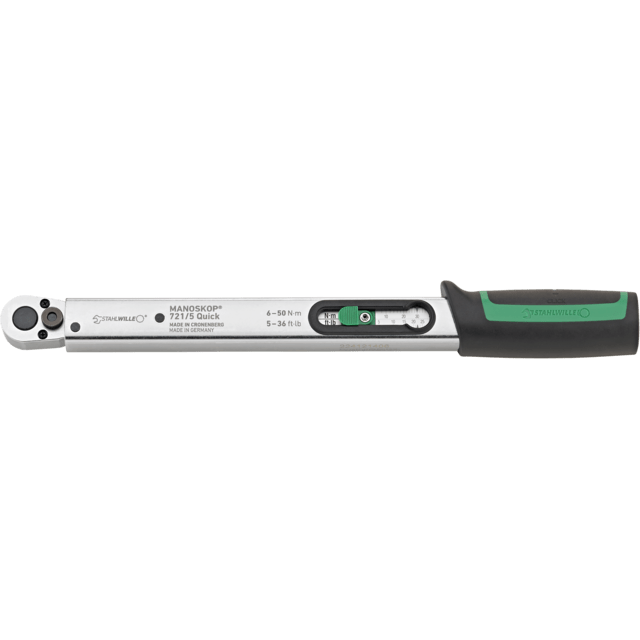 Stahlwille 50204005 - 721 Quick torque wrench 6-50N·m 3/8" L. 352mm