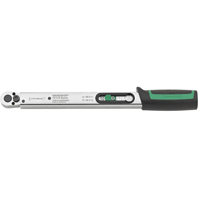 Stahlwille 50204005 - Llave dinamométrica 721 Quick 6 - 50N·m 3/8" L. 352mm - Ferrotecnia