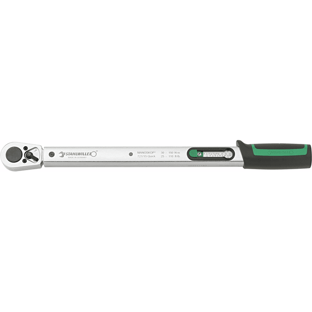 Stahlwille 50204015 - Llave dinamométrica 721 Quick 30 - 150N·m 1/2" L. 452mm - Ferrotecnia