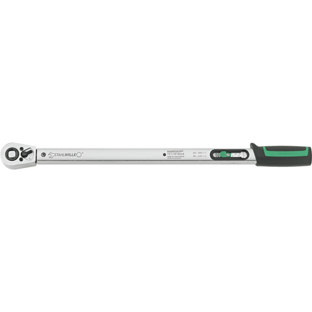Stahlwille 50204030 - Llave dinamométrica 721 Quick 60 - 300N·m 1/2" L. 553mm - Ferrotecnia