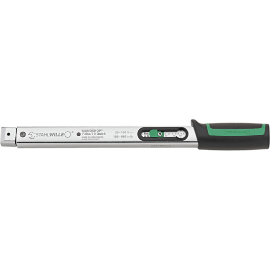 Stahlwille 50584005 - MANOSKOP 730a Quick torque wrench 6-50N·m 9 x 12 mm L. 315mm