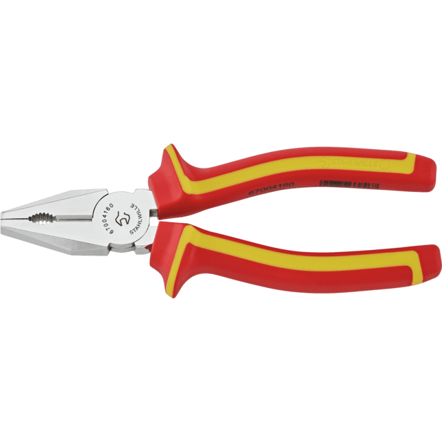 Stahlwille 67004160 - Alicates combinados VDE cromados L.160 mm - Ferrotecnia