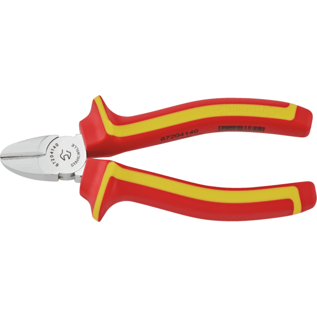 Stahlwille 67204140 - Alicates de corte lateral VDE cromados L.140 mm - Ferrotecnia