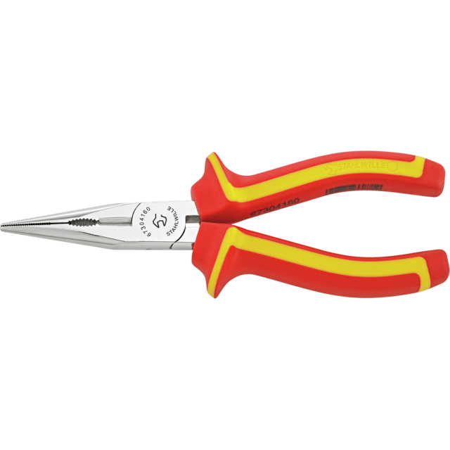 Stahlwille 67304160 - Alicates de punta fina VDE cromados L160 mm