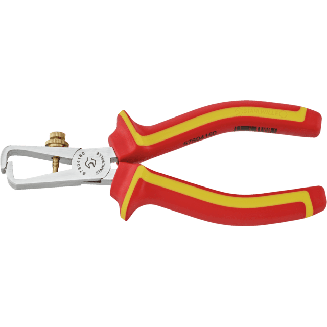 Stahlwille 67804160 - Alicates pelacables VDE cromados L160 mm - Ferrotecnia