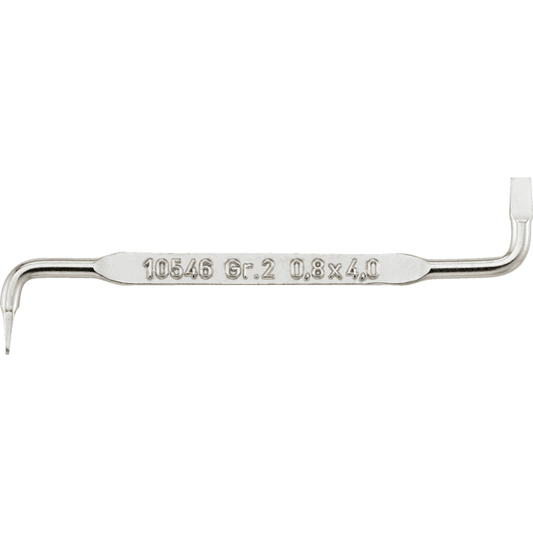 Stahlwille 73273001 - Llave hexagonal en forma de L 0,6x3,5 mm L.90 mm - Ferrotecnia